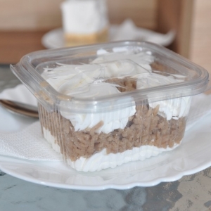 Puree z kasztanów z bitą śmietaną