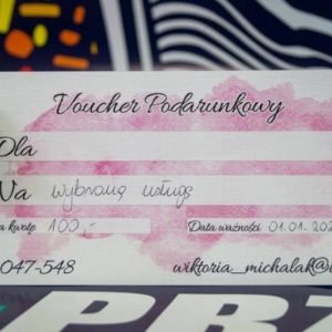 Voucher o wartości 100 zł do wykorzystania w Gabinecie Kosmetycznym Wiktoria Michalak